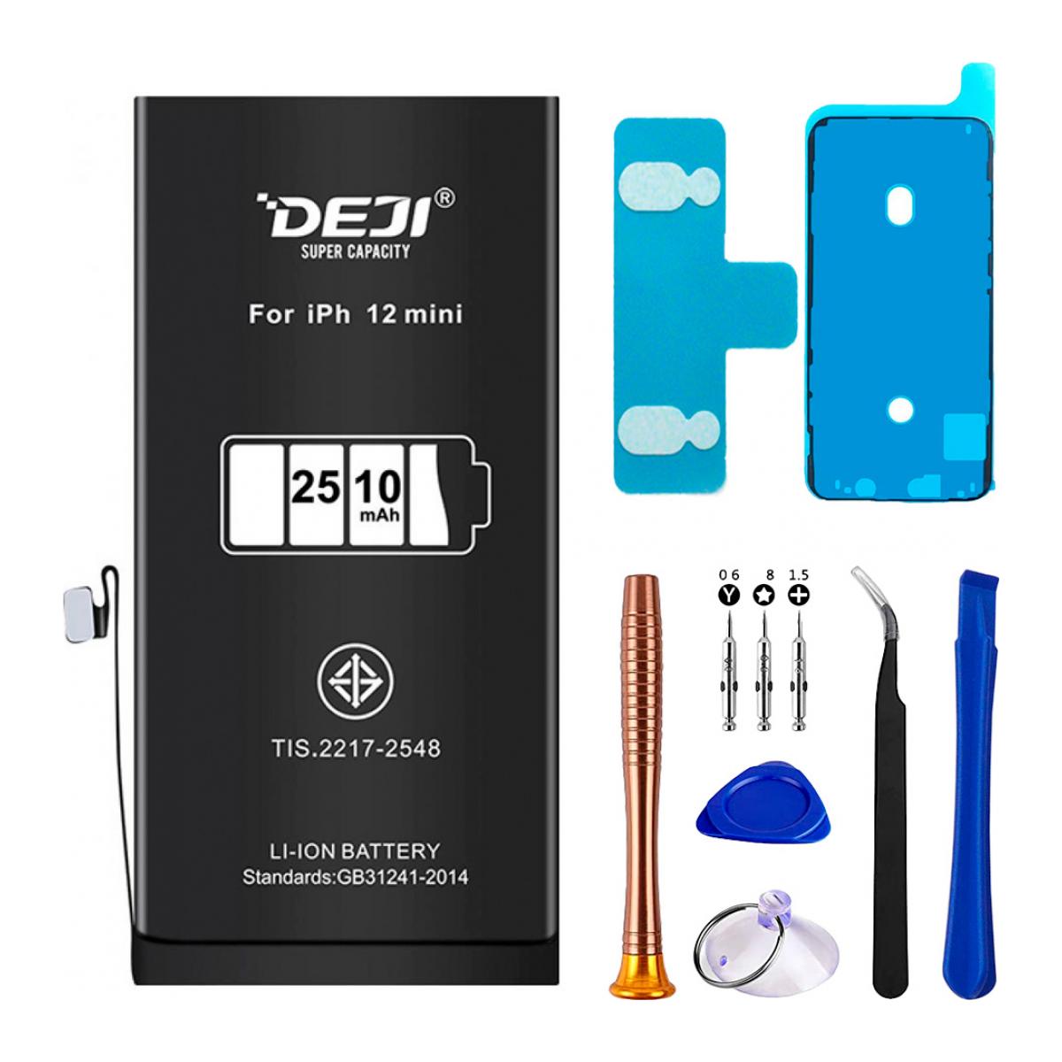 Посилена батарея DEJI-Apple iPhone 12 mini 2510 mAh Tool Kit (набір ...