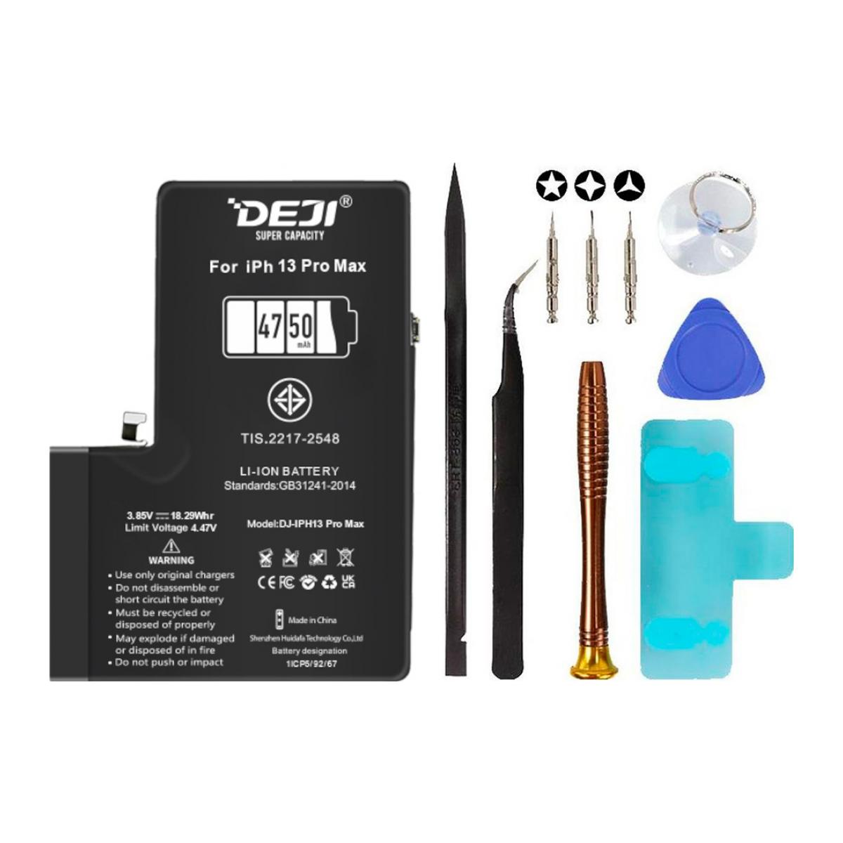 Смарт-батарея DEJI-Apple iPhone 13 Pro Max 4750 mAh Tool Kit ...